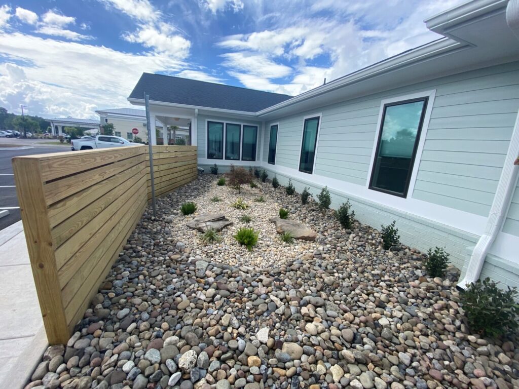 Sparrow Dental, Conway, SC. New Build 3,000 SF - Zen Garden